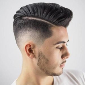 Drop Fade with Pompadour