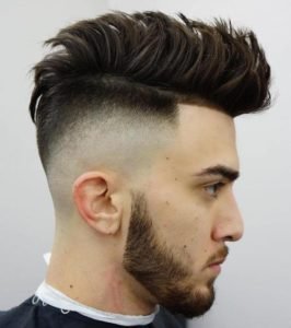 Drop Fade with Faux Hawk